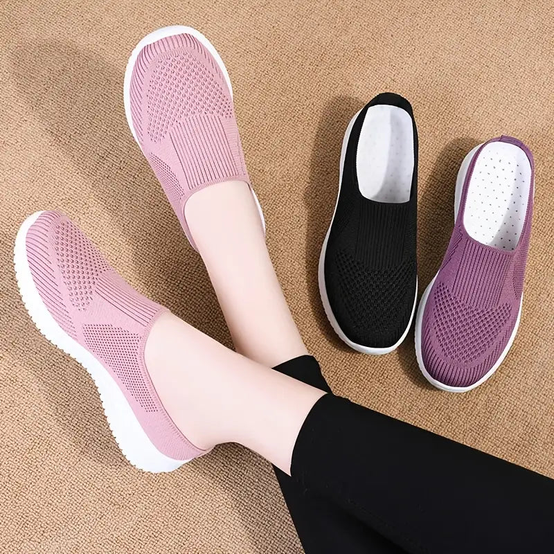 Carly: Camina sin humedad, solo con frescura y comodidad con talon abierto,tipo sueco